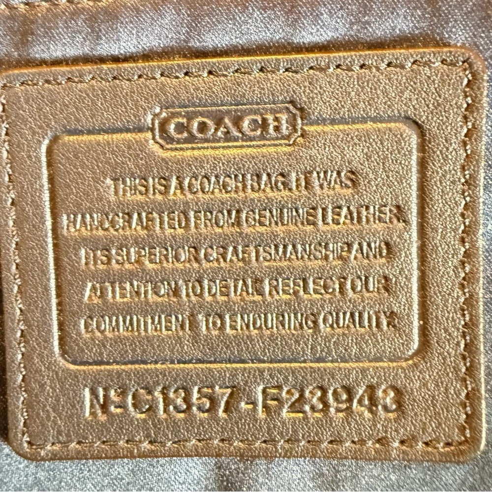Coach Daisy Spectator Blue & Lime Leather Crossbody Bag F28940 - Picture 16 of 16